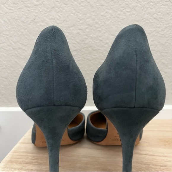 Vince Blue Jay Celeste D'Orsay Suede Pump Heels 9.5 - Picture 8 of 9